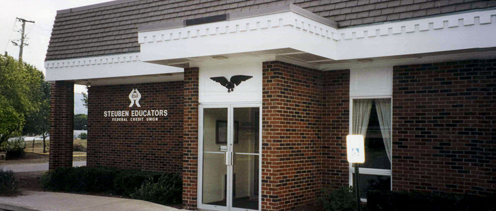 The old Painted Post location, when we were still known as Steuben Educators Credit Union