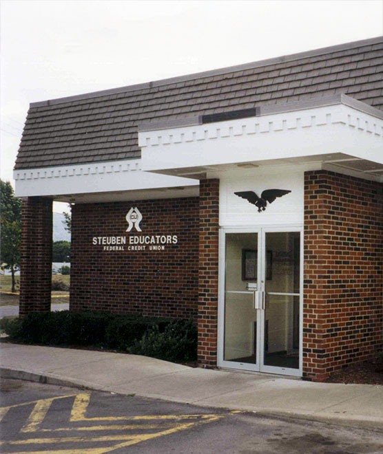 The old Painted Post location, when we were still known as Steuben Educators Credit Union