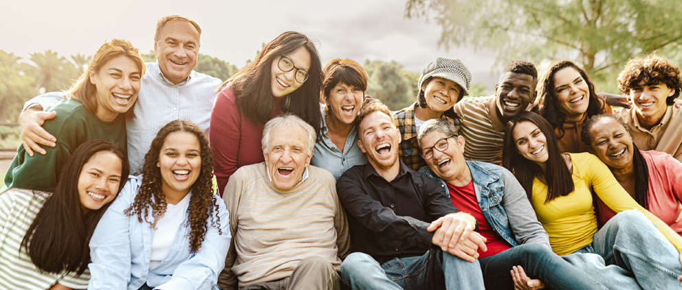 A group of happy people