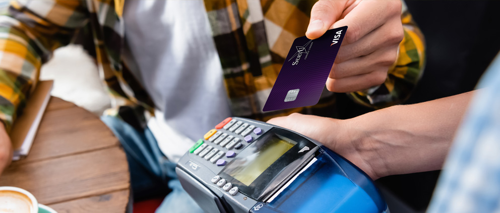 Making a transaction using the ServU Visa Debit Card